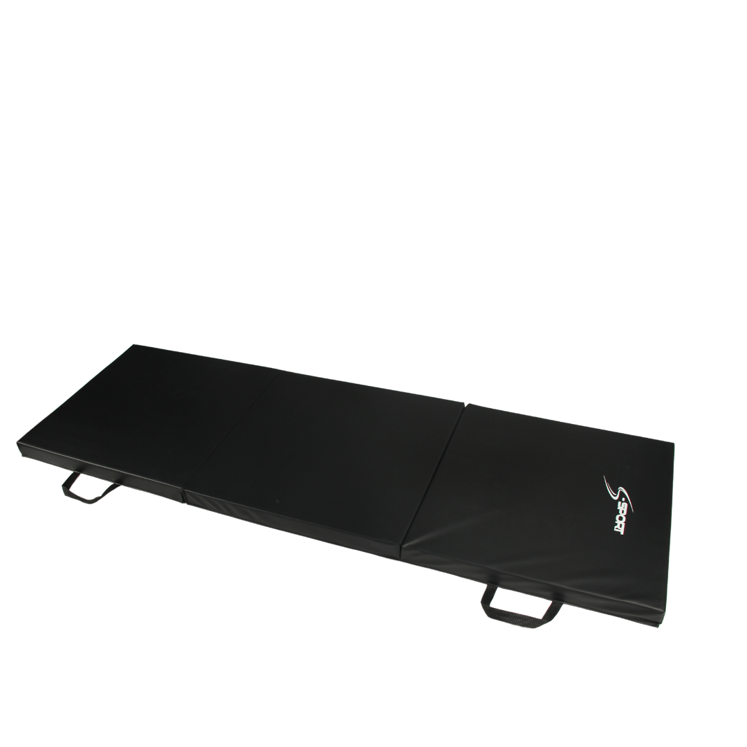Turnajová podložka S-SPORT, skladacia, 180 × 60 × 5,5 cm PRO BLACK