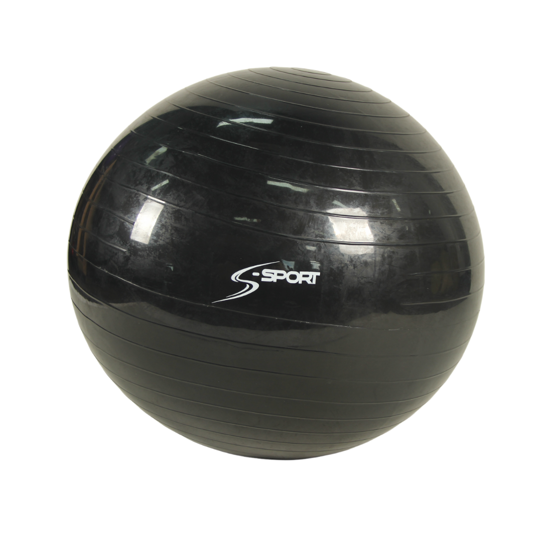 Gymnastická lopta S-Sport 55 cm, čierna