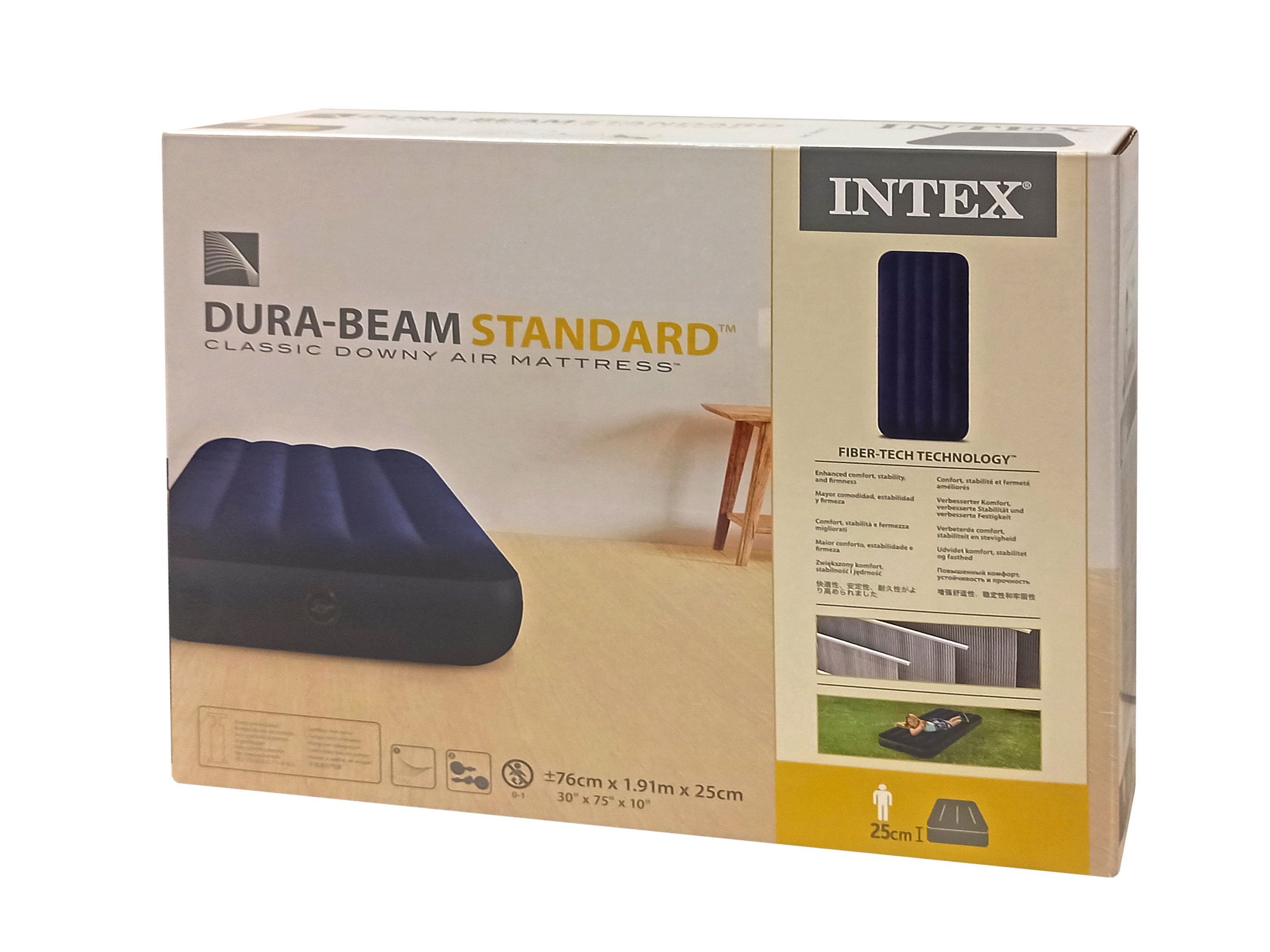 Nafukovacia posteľ 191x76x25 cm INTEX DURA BEAM