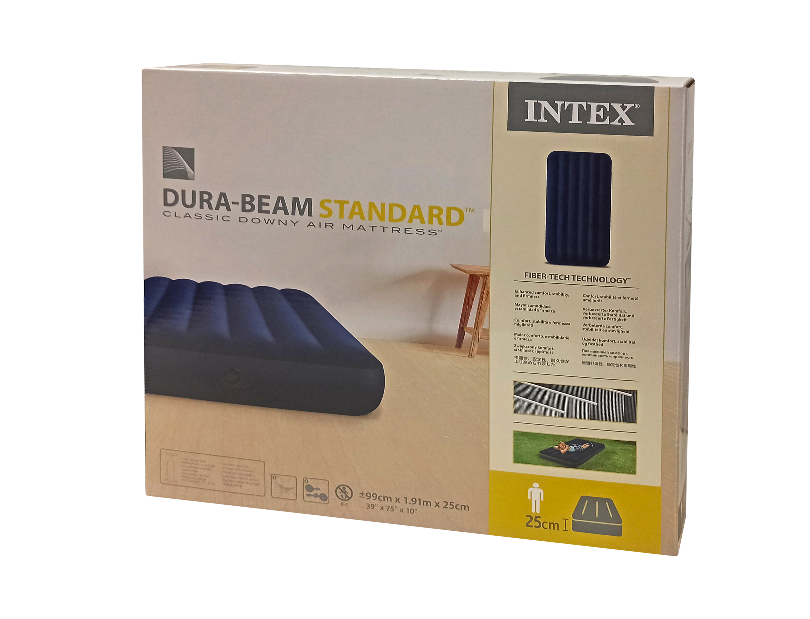 Nafukovacia posteľ 191x99x25 cm INTEX DURA BEAM