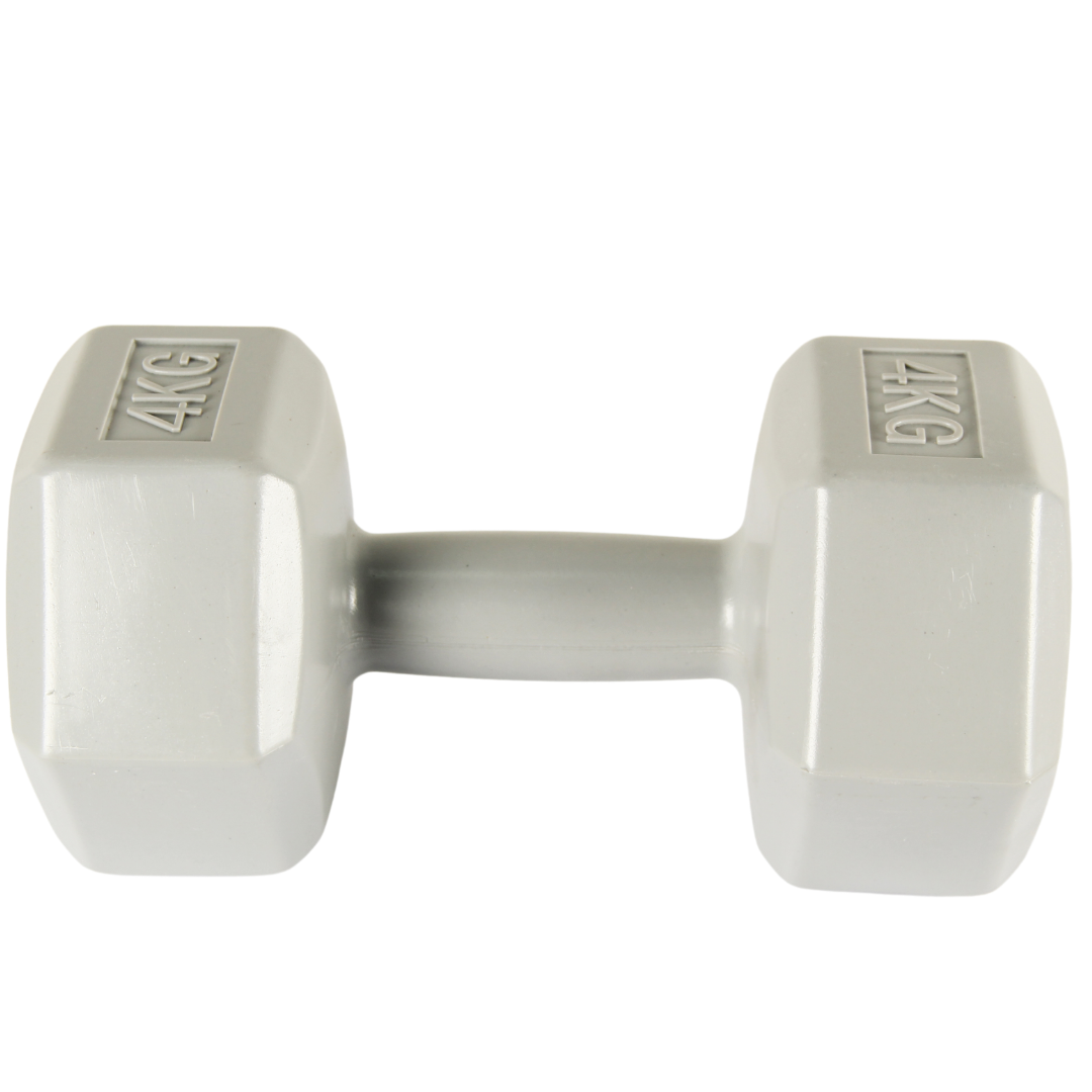 S-SPORT PVC činka na ruky, šesťhranná 2x4 kg