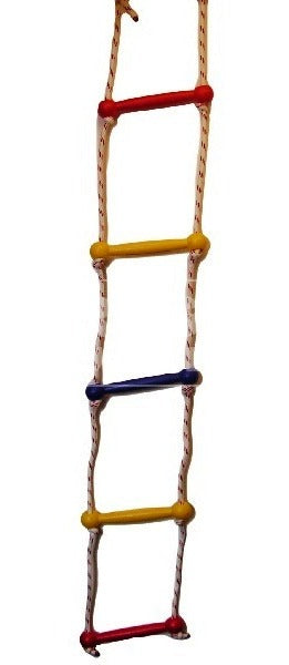 Lanový rebrík, 2 m, farebný plast D-TOYS