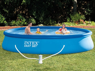 Súprava bazéna Intex Easy splash 396x84 cm s rotačným kolesom - 28142