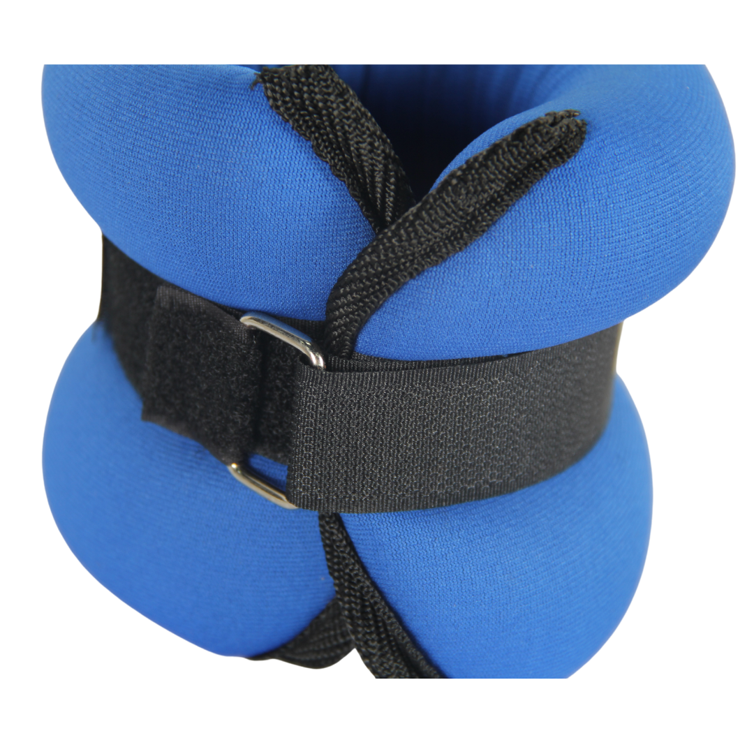 S-SPORT Mäkké závažie na ruku 2 × 1 kg, modré