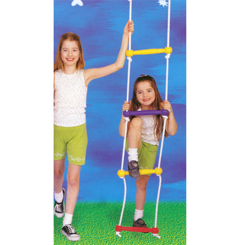 Lanový rebrík, 2 m, farebný plast D-TOYS