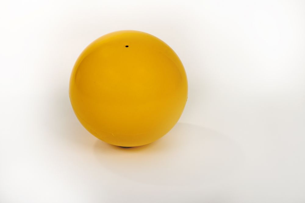 Guľa PVC, prírodná, 120 mm PLASTO