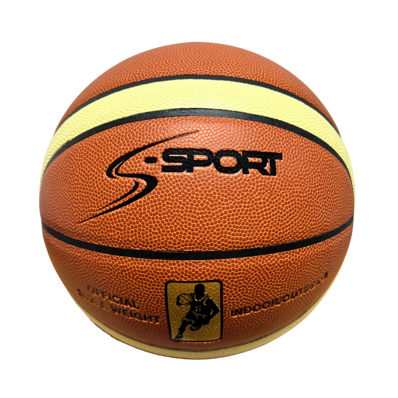 Basketbalová lopta veľkosť 6, vonku/vnútri – S-SPORT ACADEMY GRIP