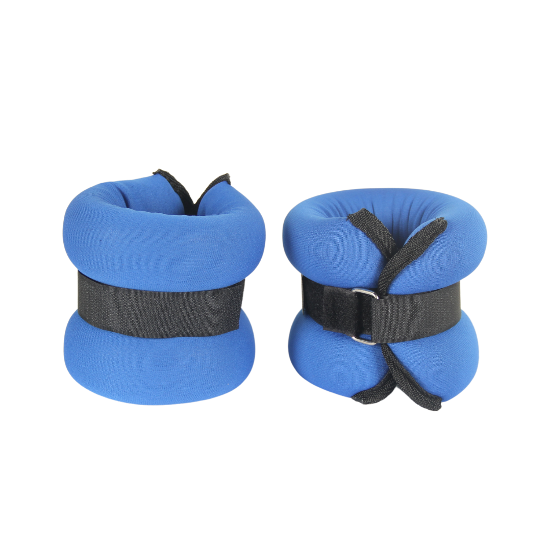 S-SPORT Mäkké závažie na ruku 2 × 1 kg, modré