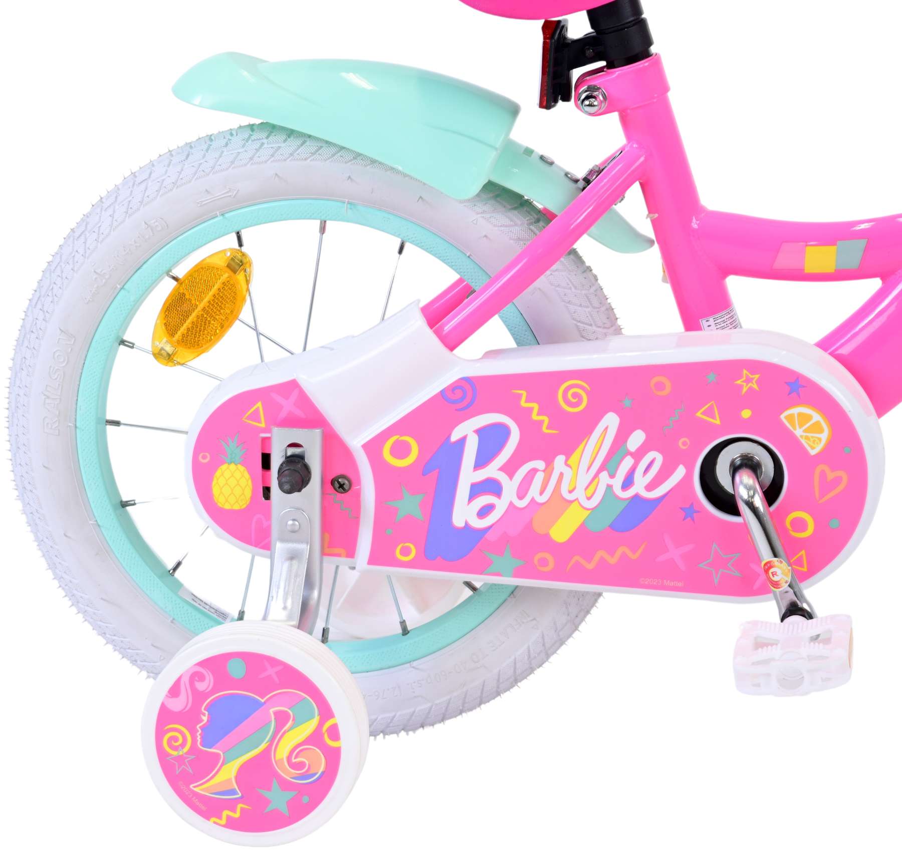 Detsk Bicykel Volare Barbie, 14 Palcov