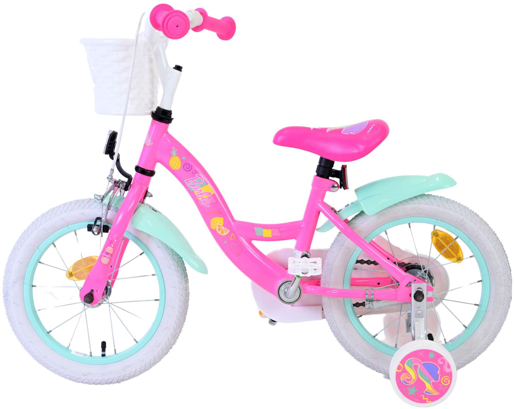 Detsk Bicykel Volare Barbie, 14 Palcov