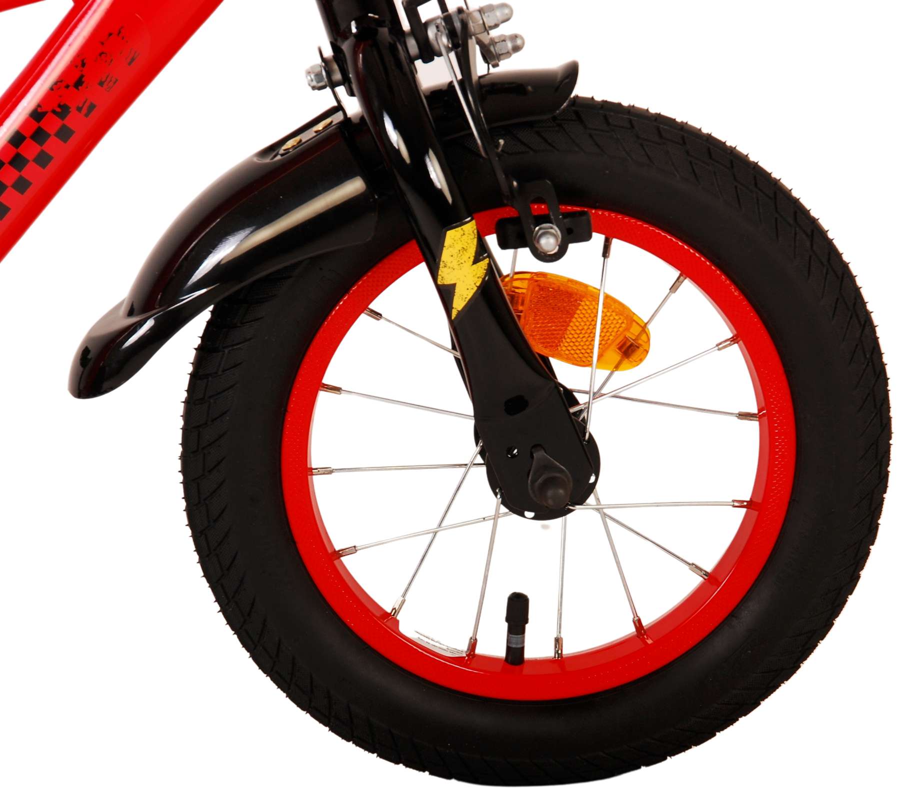 Detsk Bicykel Volare Disney Cars, 12 Palcov, S DVOMA BRZDAMI