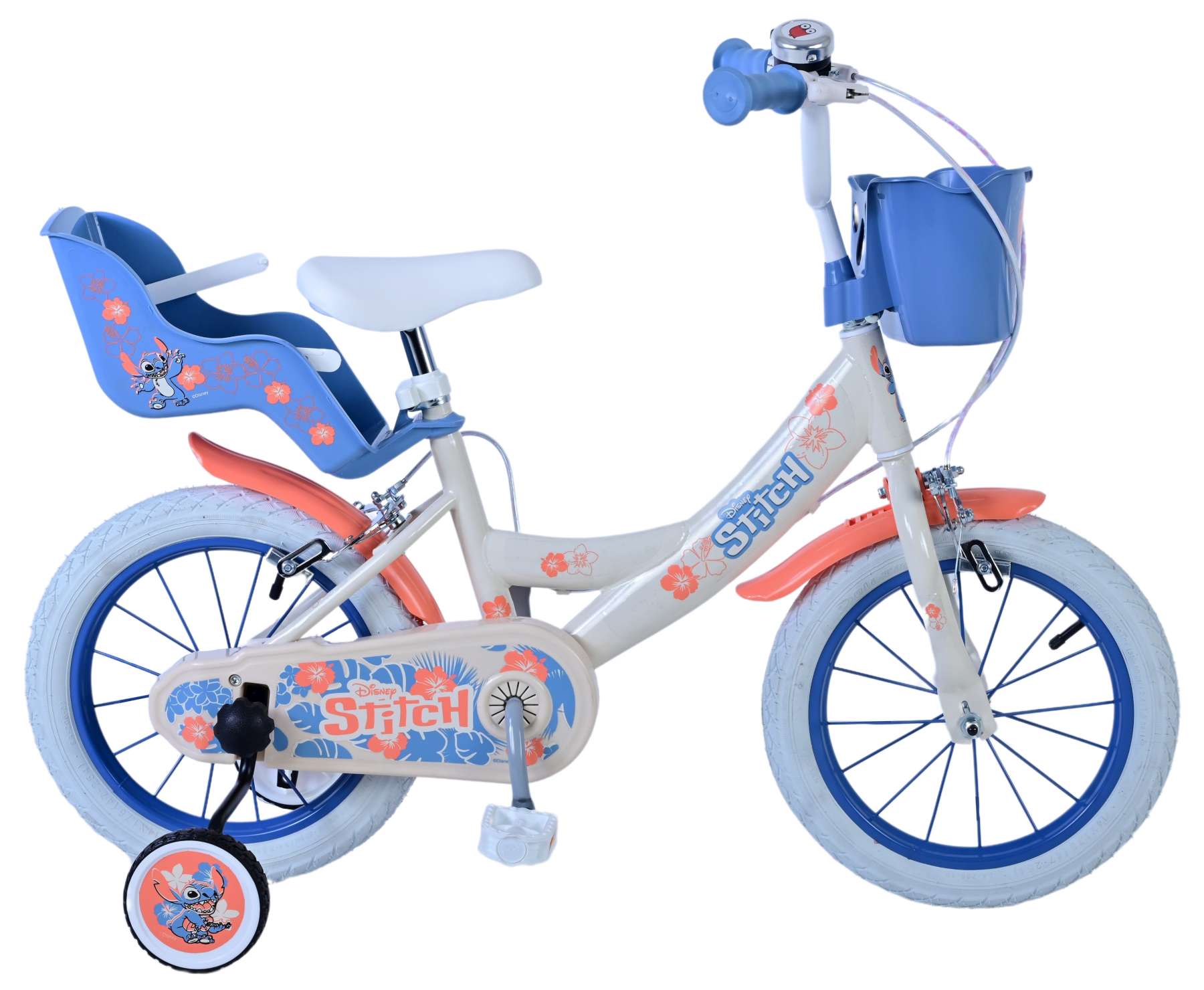 Detský bicykel Volare Disney Stitch, 12 palcov