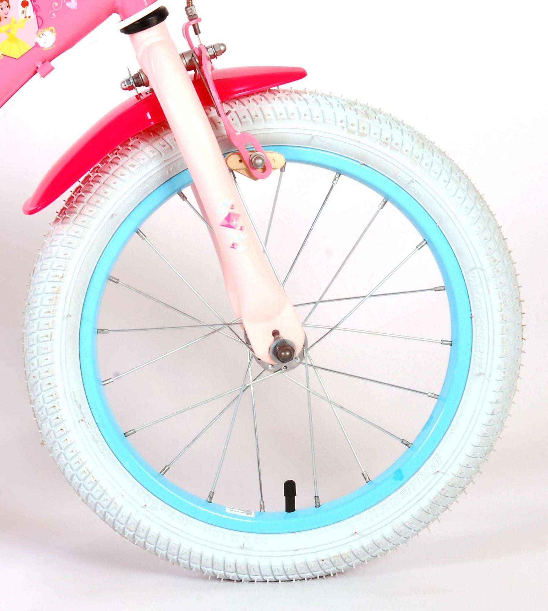 Detsk Bicykel Volare Disney Princesses, 16 ", S DVOMA BRZDAMI