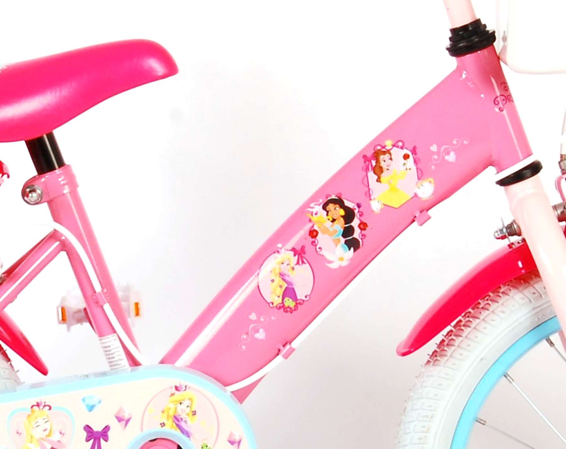 Detsk Bicykel Volare Disney Princesses, 16 ", S DVOMA BRZDAMI