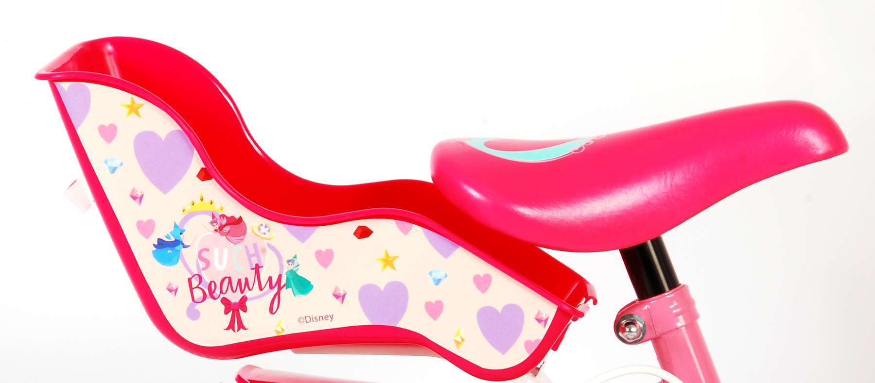 Detsk Bicykel Volare Disney Princesses, 16 ", S DVOMA BRZDAMI