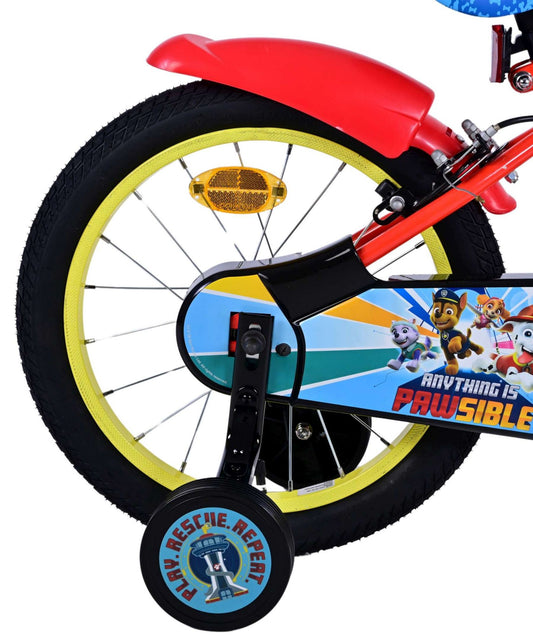 Detsk Bicykel Volare Paw Patrol, 16 Palcov, Dva Brzdové Systémy