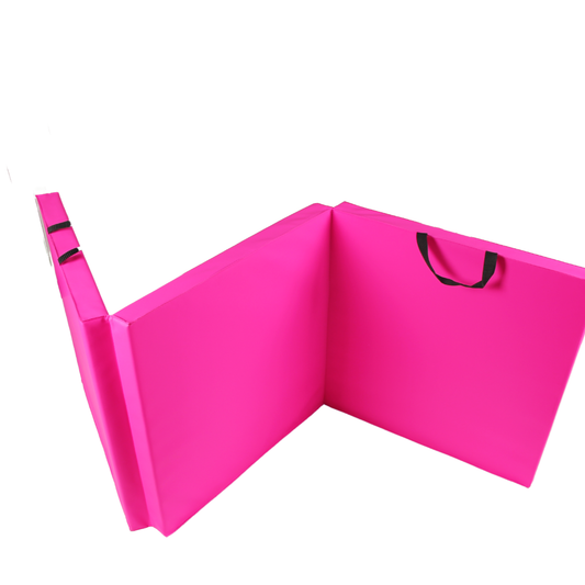 S-SPORT Športová podložka, skladacia, 200 × 100 × 5,5 cm PRO PINK