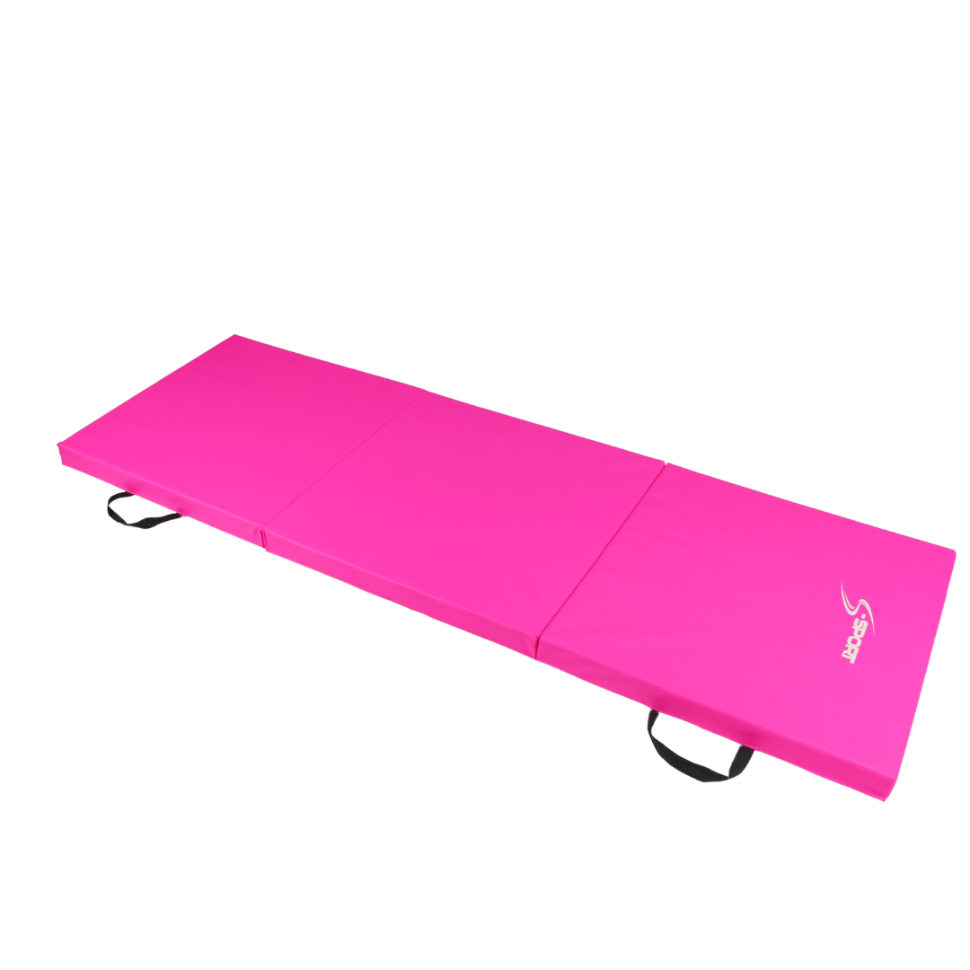 S-SPORT Turnajová podložka, skladacia, 180 × 60 × 5,5 cm PRO PINK