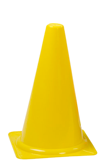 Uzavretá flexibilná bójka, 23 cm, žltá S-SPORT