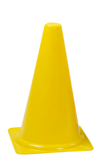 Uzavretá flexibilná bójka, 23 cm, žltá S-SPORT