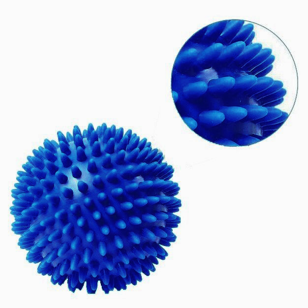 Masážna loptička, modrá, 7 cm S-SPORT