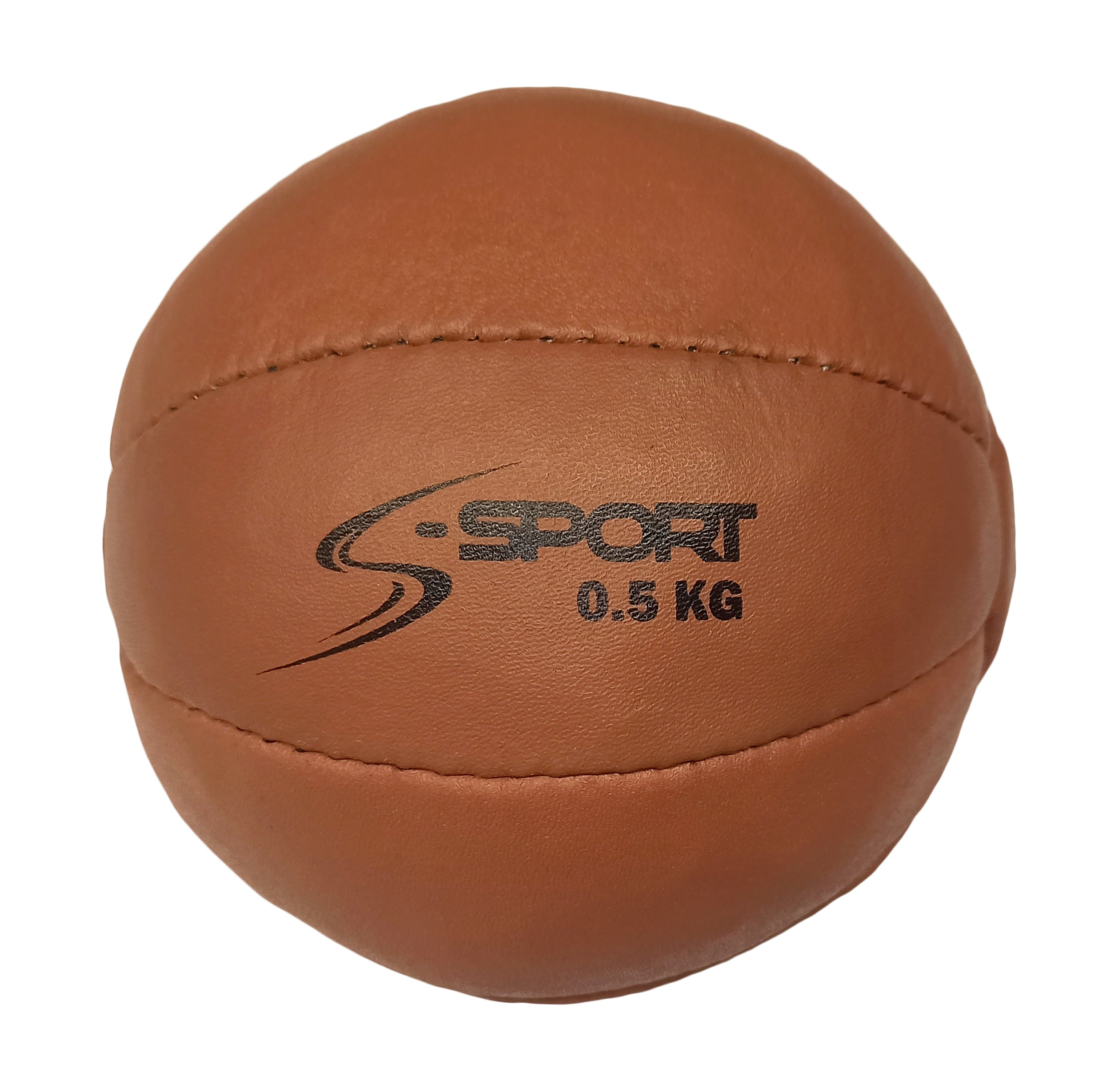 S-SPORT CLASSIC Cožená medicinbalová lopta, 0,5 kg