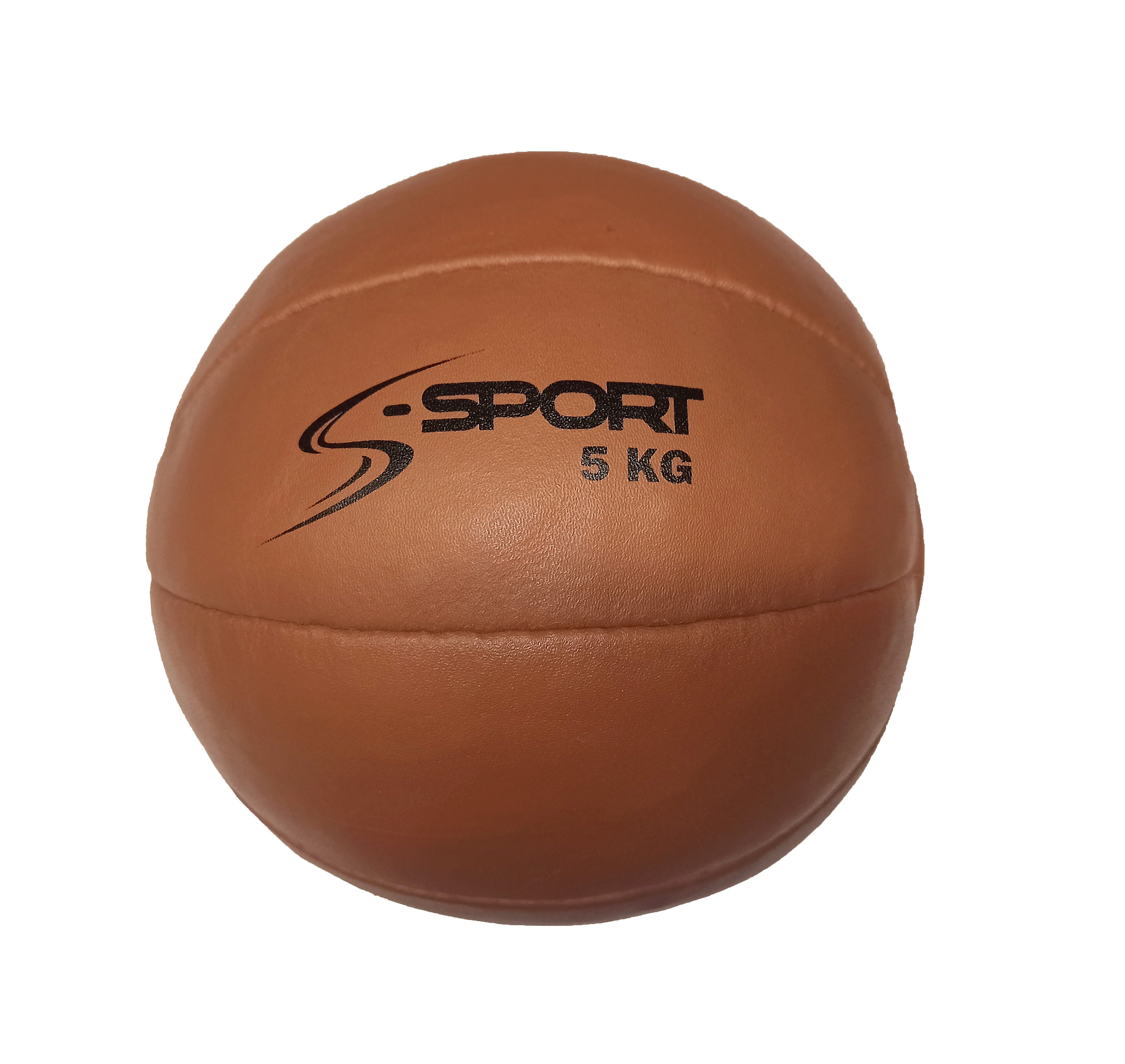 S-SPORT CLASSIC Kožená medicinbalová lopta, 5 kg