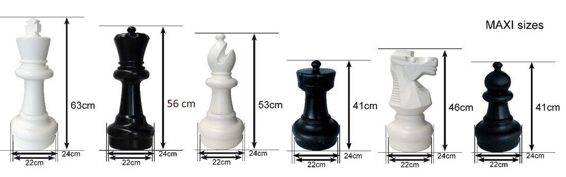 Vonkajšia šachová súprava, 63 cm CHESSMASTER