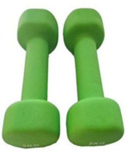 Ručná Činka 2x2 kg, neoprén - Spartan