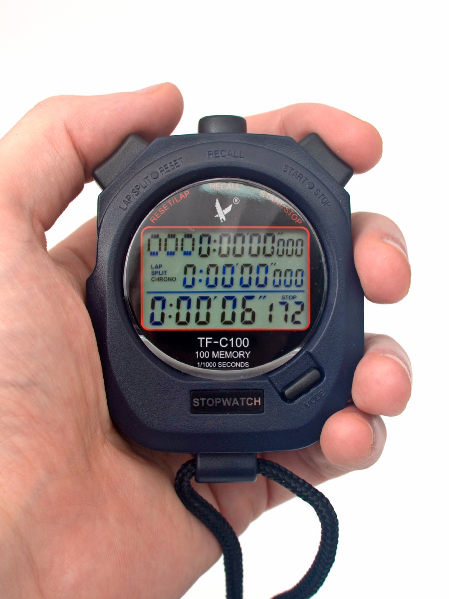Stopky, 100 medzičasov LEAP TF-C100