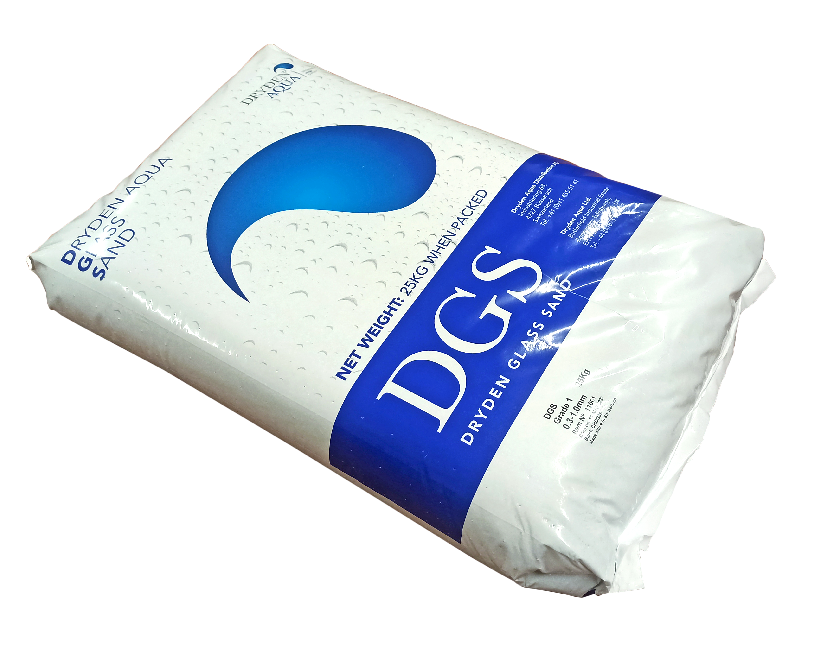 Sklenený filter pre pieskový filter, 25 kg DGS