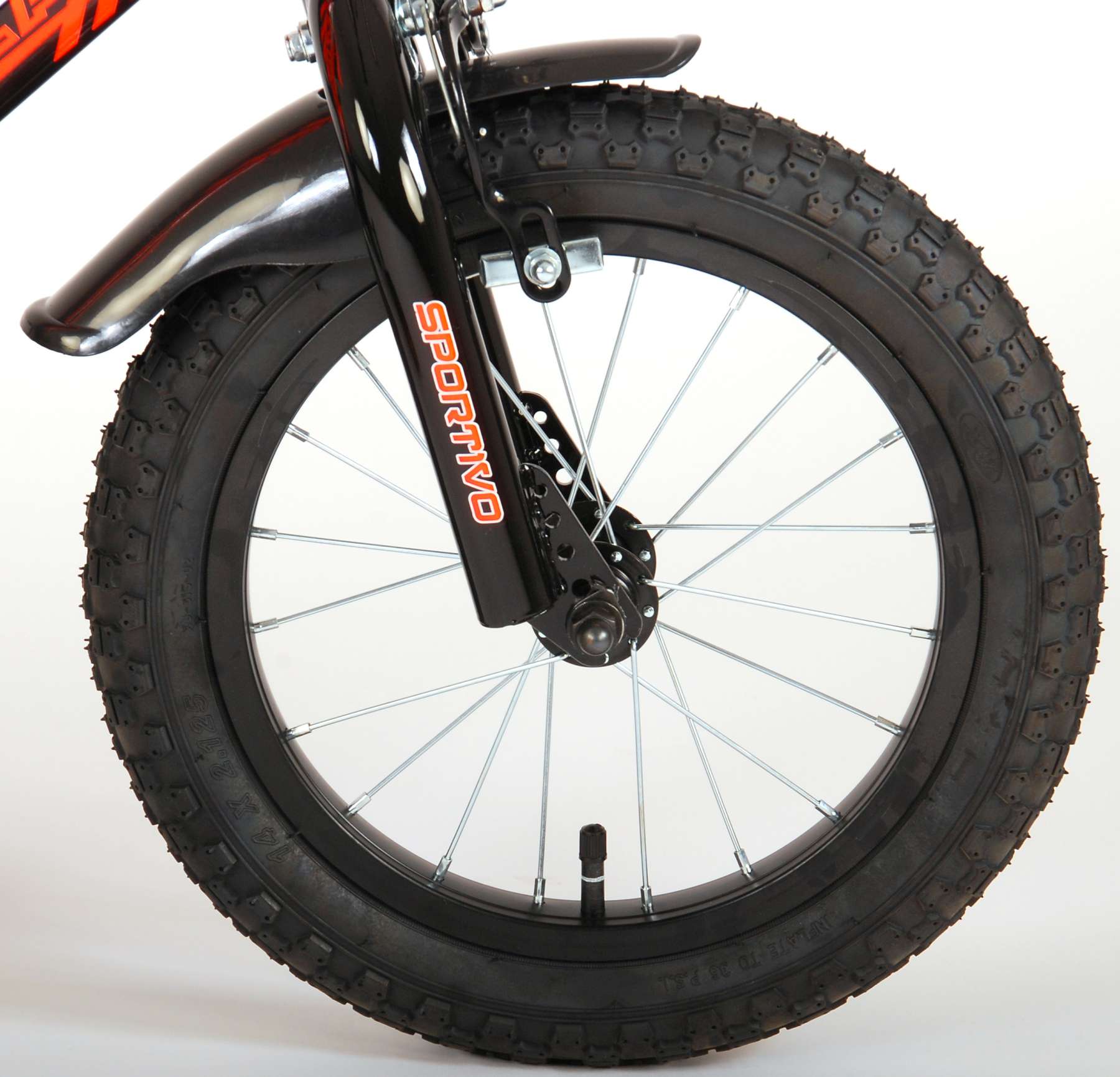 Detsk Bicykel Volare Sportivo Oranžeo-Čiller, 14 ", 95% Zmontovaný