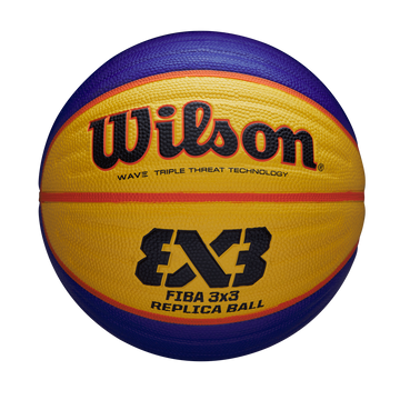 Oficiálna zápasová lopta 3x3 – replika na vonkajšie/vnútorné použitie, veľkosť 6 - WILSON FIBA 3X3 REPLICA 