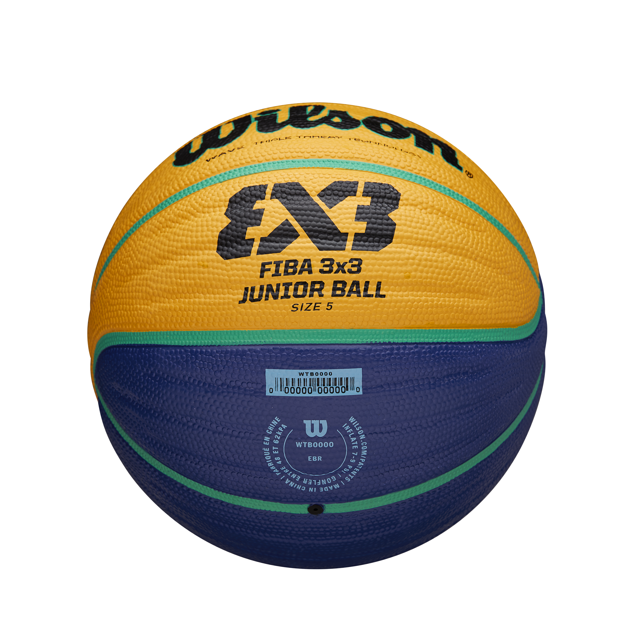 Juniorská 3x3 tréningová basketbalová lopta, na vonkajšie/vnútorné použitie - WILSON FIBA 3X3 JUNIOR BALL 