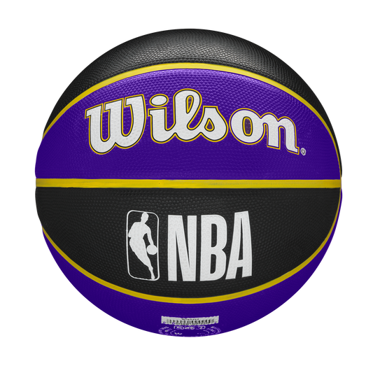 Exteriérová basketbalová lopta, veľkosť 7 - WILSON NBA TEAM TRIBUTE - LOS ANGELES LAKERS 