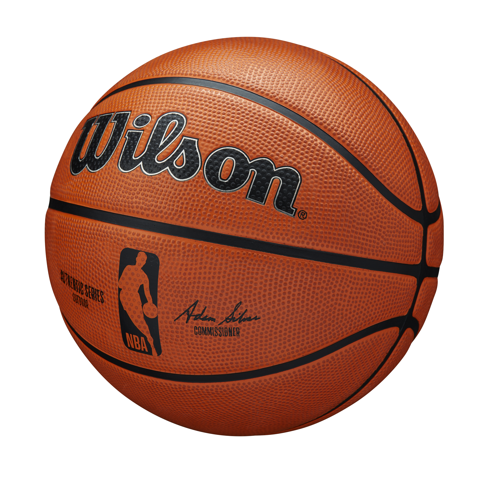 Vonkajšia basketbalová lopta, veľkosť 6 - WILSON NBA AUTHENTIC SERIES OUTDOOR