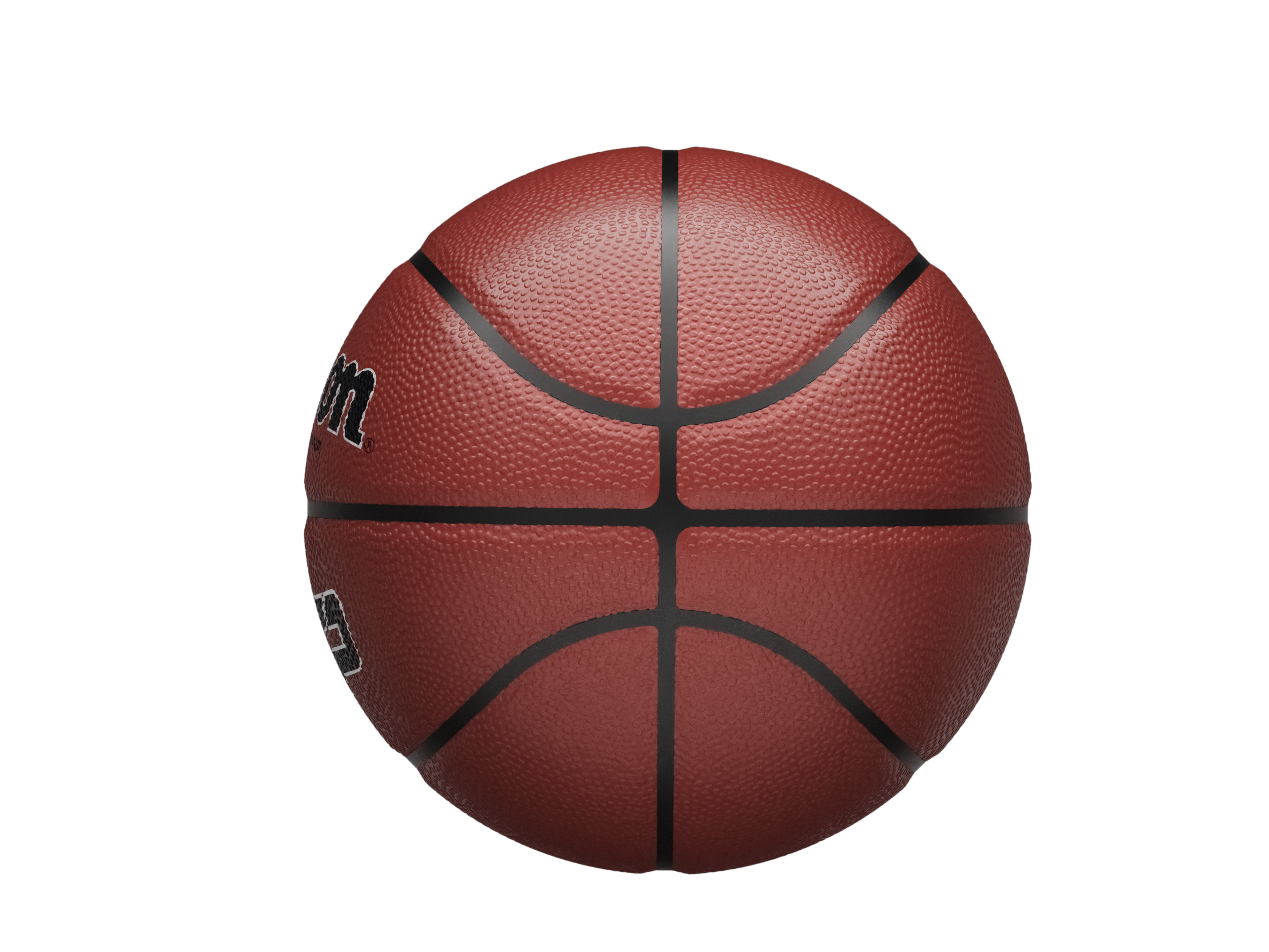 Gumová basketbalová lopta, veľkosť 6, na vonkajšie/vnútorné použitie - WILSON MVP BSKT HNEDÁ 