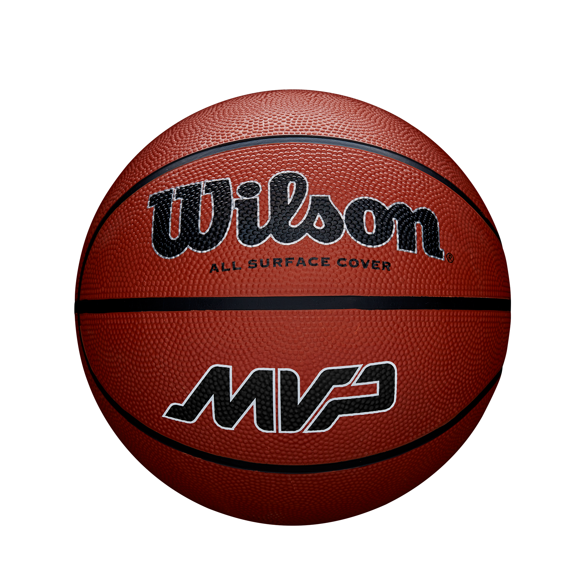 Gumová basketbalová lopta, veľkosť 6, na vonkajšie/vnútorné použitie - WILSON MVP BSKT HNEDÁ 