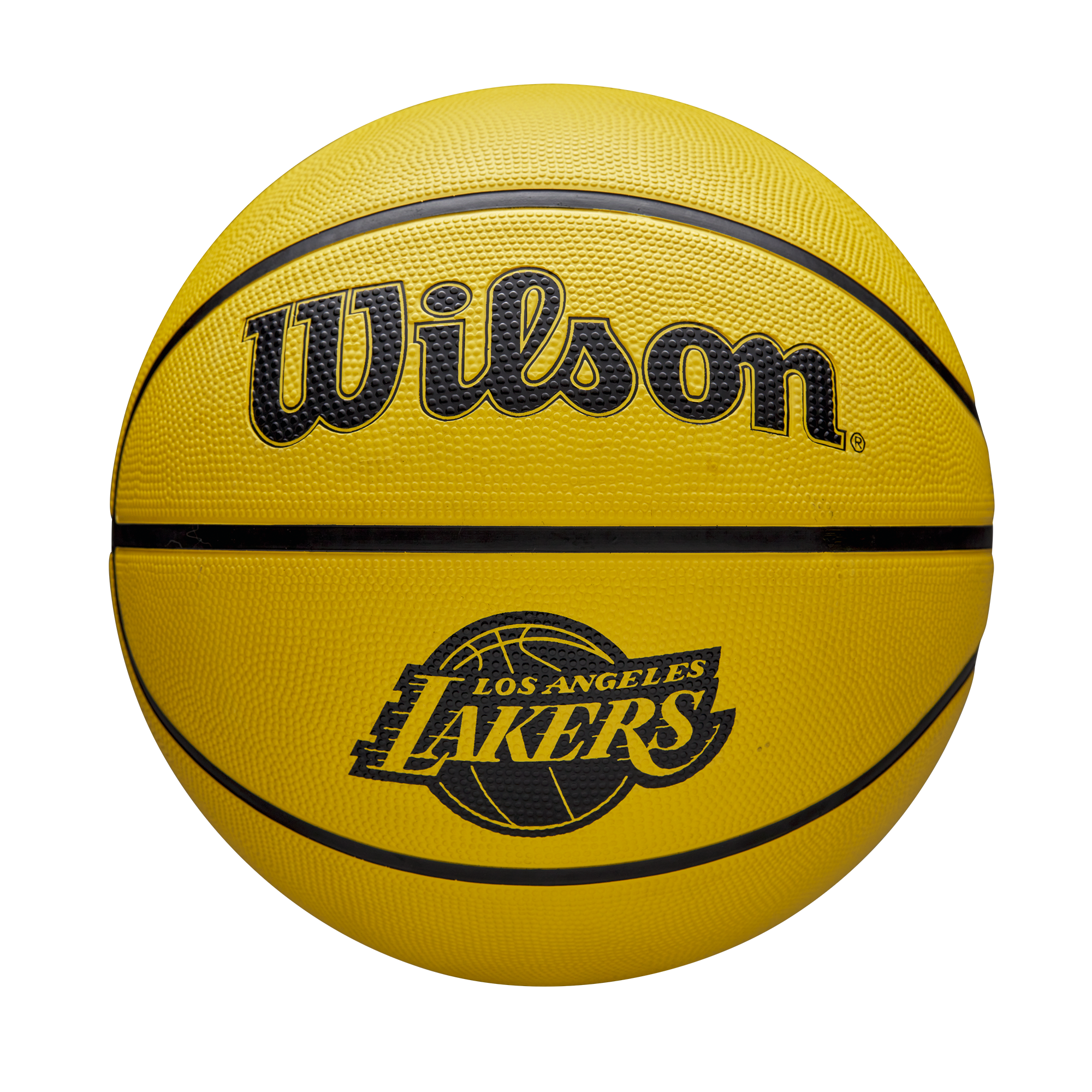 Exteriérová basketbalová lopta, veľkosť 5 - WILSON NBA TEAM TRIBUTE SOLID - LOS ANGELES LAKERS 