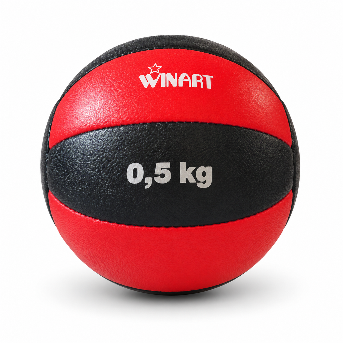 Cožená medicinbalová lopta, 0,5 kg WINART