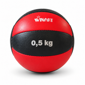 Cožená medicinbalová lopta, 0,5 kg WINART