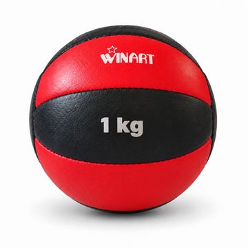Cožená medicinbalová lopta, 1 kg WINART