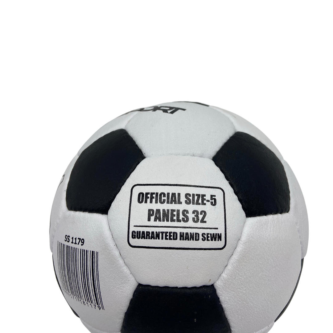 S-SPORT CLASSIC Kožená futbalová lopta, veľkosť 5
