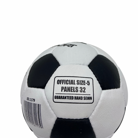 S-SPORT CLASSIC Kožená futbalová lopta, veľkosť 5