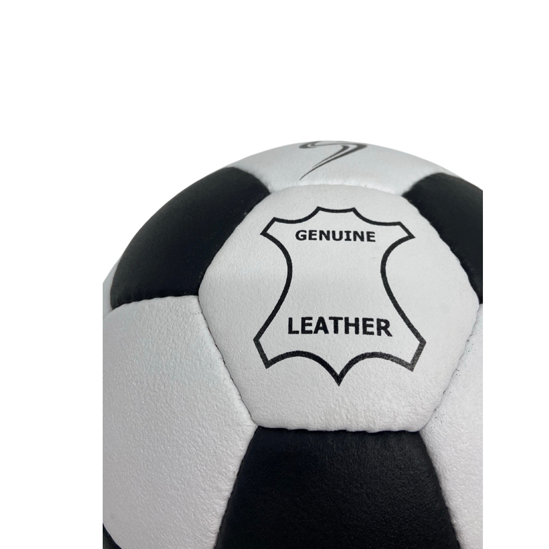 S-SPORT CLASSIC Kožená futbalová lopta, veľkosť 4