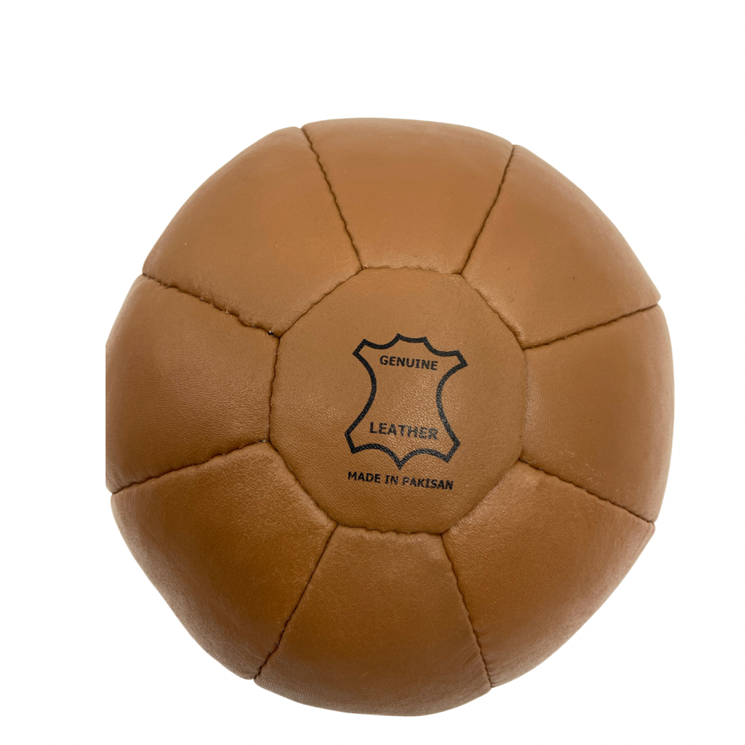 S-SPORT CLASSIC Kožená medicinbalová lopta, 3 kg