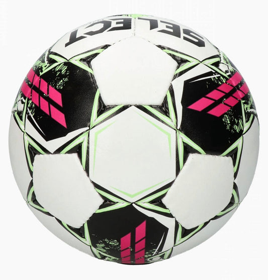 Futbalová lopta SELECT ATTACK V22 BIELA/RUŽOVÁ