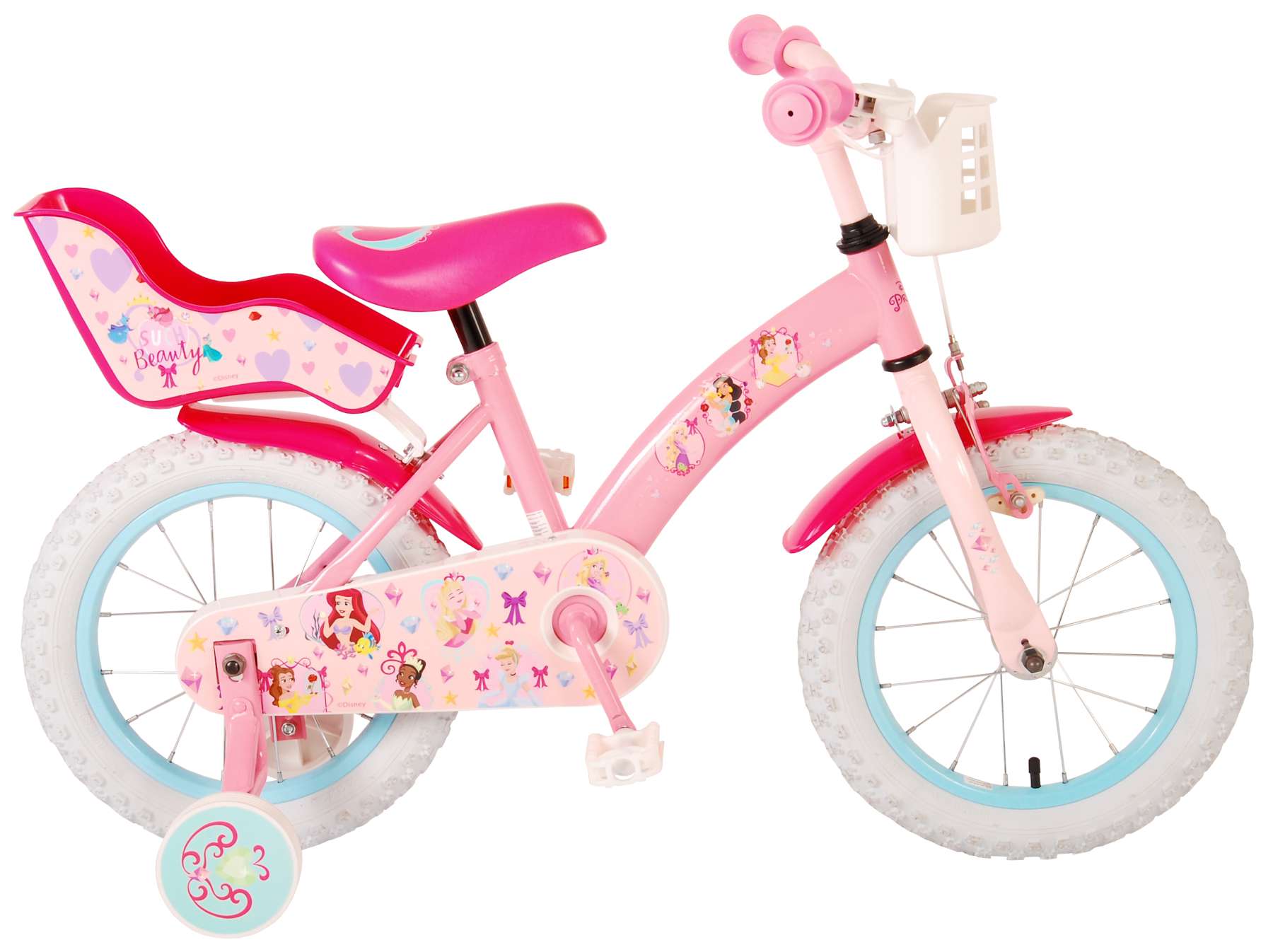Detský bicykel Volare Disney Princesses, 14 palcov