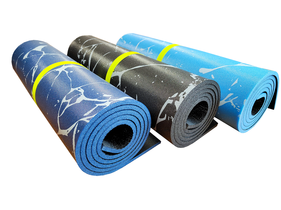 Polyfoamová kempingová podložka, 10 mm, jednovrstvová, svetlomodrá S-SPORT