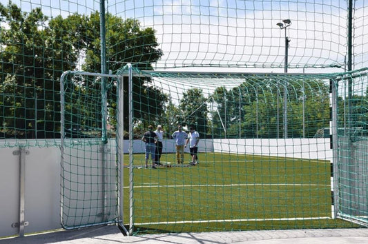 Sito na bránky, veľkosť ôk 4 mm, veľkosť otvoru 10 cm, 3x2 m S-SPORT GREEN (MLSZ)